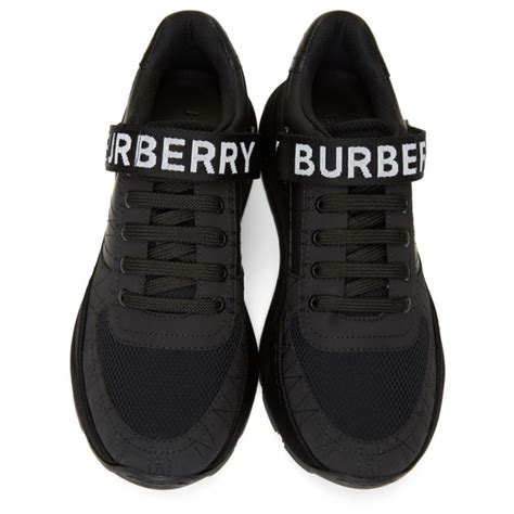 burberry black ronnie zig sneakers|Burberry: Black Ronnie Zig Sneakers .